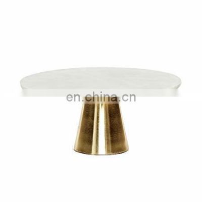 metal & marble cake stand