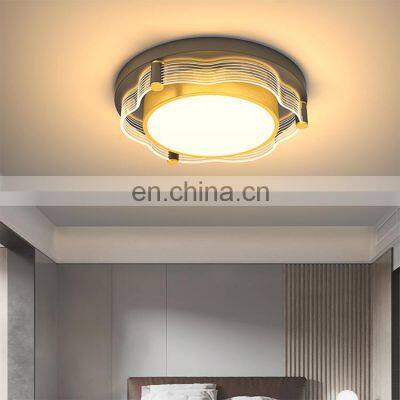 Simple Hanging Indoor Modern Decoration Bedroom Living Room Iron Acrylic 36W 48W LED Ceiling Lamp