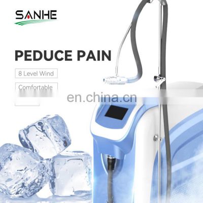 Newest Reduce Pain Cooling Therapy Skin Supplies Rehabilitation Reduce Pain Cold Air Skin Cooling Machine