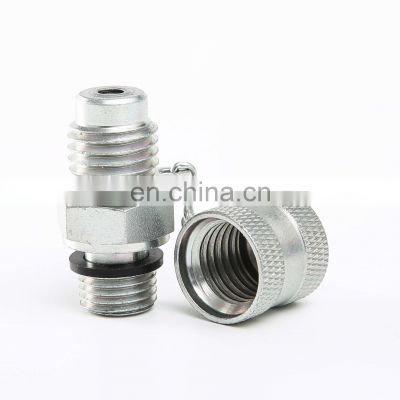 Hot sale factory direct supply 1/4 inch G thread connected with pressure gauge  hydraulic quick test connectors