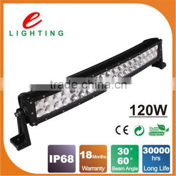 factory price 120w curved led light bar cover