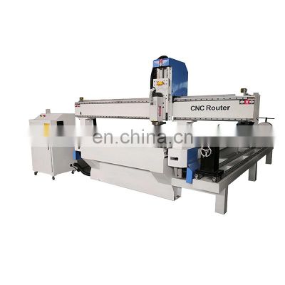 China Jinan 4 axis rotary table CNC wood router lathe /milling planer machine price