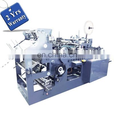 ZF350A Automatic Big brown kraft File folder paper bag envelope making machine with self seal flap tape on-line
