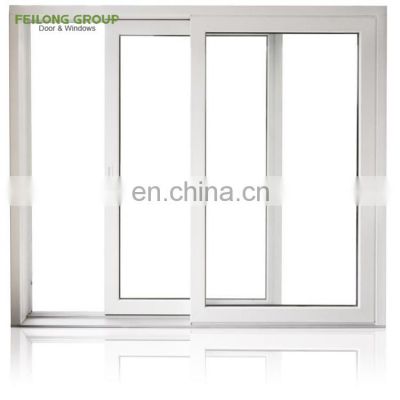 NFRC American standard AS2047 standard Factory Low E Double Glass simple design sliding balcony window aluminum sliding window