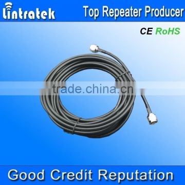 lintratek communication cables 15 meters with 2 N-female connectors 5D jumper cable for mobile signal repeater use