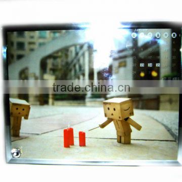 Mirror edge glass photo frame for sublimation printing