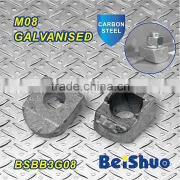 BSBB3G08 steel beam clamp connector galvanised pipes connectors