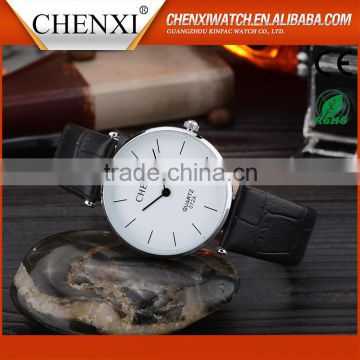 China Wholesale Quartz Genuine Leather Watch Men