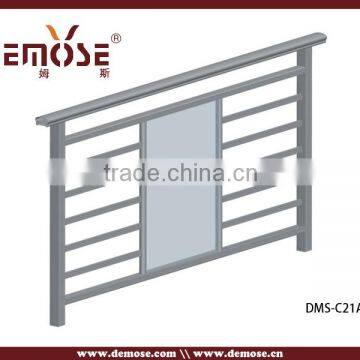 aluminium railings foracrylic balcony railing stained glass