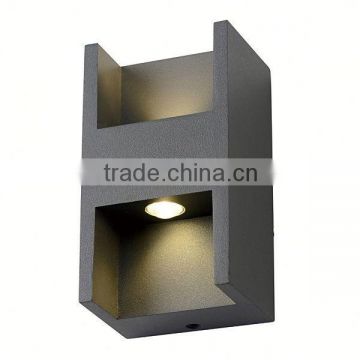 CE UL SAA aluminum led wall mount outdoor light & solar post lights for garden gate & high power led wall washer