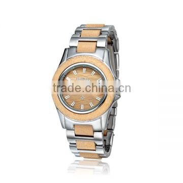 factory direct sale quartz stainless steel back watch , water resistant watch