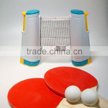 Adjustable tablle tennis set in anywhere