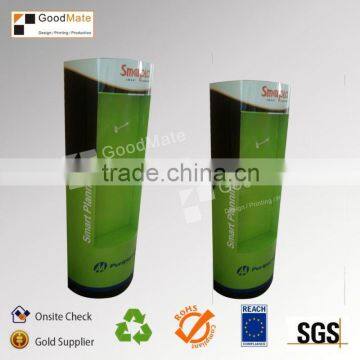 recycling advertising cardboard display standee