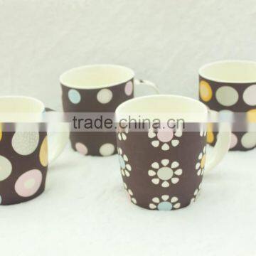 High quality dull polish ceramic coffee mug