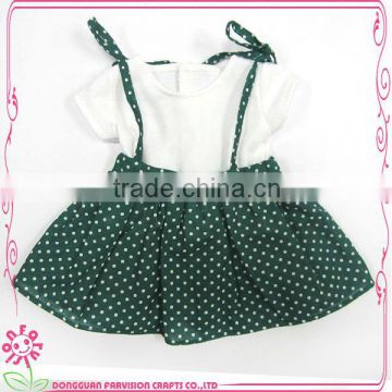 OEM 18 inch cheap doll cloth with skirt for sale