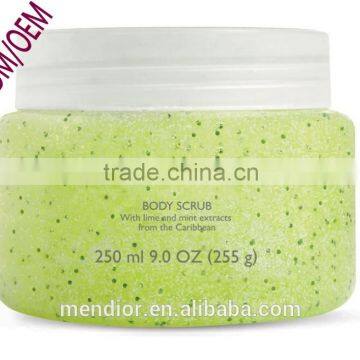 Private label Mint extract Refreshing exfoliating scrub body scrub custom brand