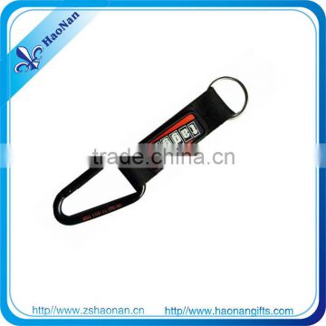 Multicolour carabiner key chain with lanyard