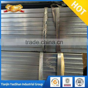 pre galvanized square pipe/rectangle steel pipe and tubes China surplier