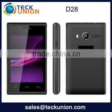 D28 3.5inch small screen android smartphone support wifi multi language