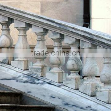 Granite marble items, interior marble baluster for stairs, stone pillars columns, stone railing balustrade