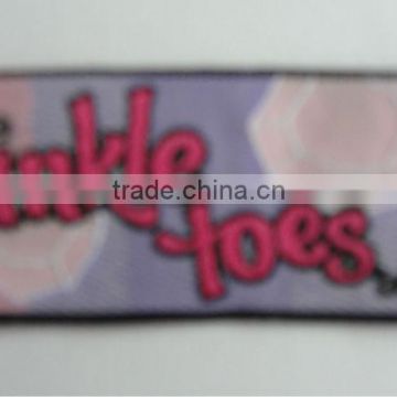 High quality colorful woven labels for clothing