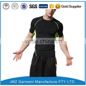 men customized slim fit gym t shirt