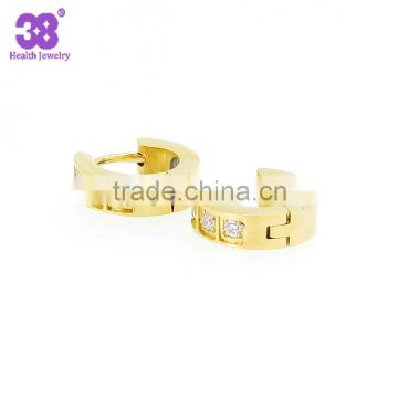 hot selling gold supplier magnetic cz clip ear jewelry