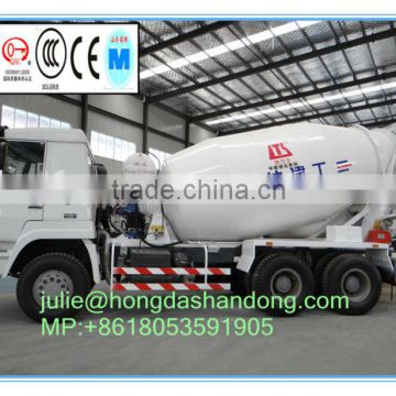 SHANDONG HONGDA Truck mounted Concrete Mixer 10m3 (HOWO Chassis)
