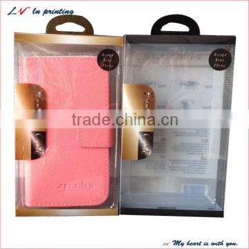 hot sale plastic packaging box for mobile phone cover made in shanghai