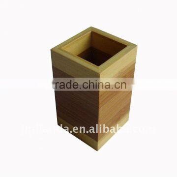 Bamboo square tumbler