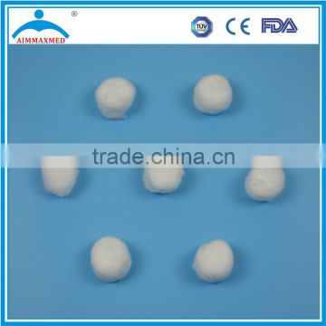 Natural pure salable disposable cotton ball for hospital use
