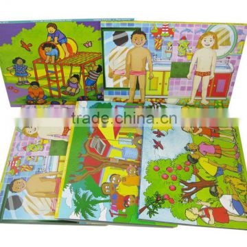 wooden puzzle paper sleeve packaging