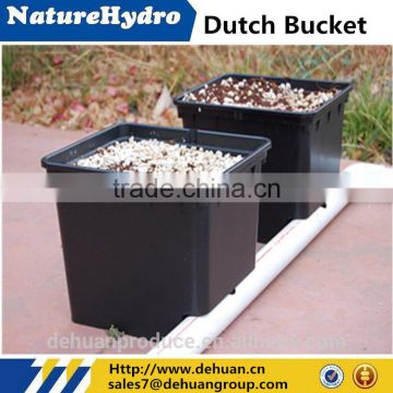 Hydroponic Black Flower Bucket Dutch Buckets Planting Pots