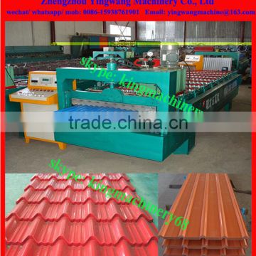 roofing tile galvanized steel sheet corruged panel making machine
