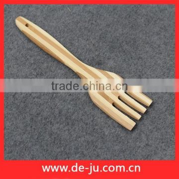 Eco Friendly Bamboo Bottom Hollow Teeth Spatula Big Spoon