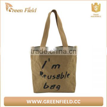 Washable fabric shopping bag,reusable paper shopping bag