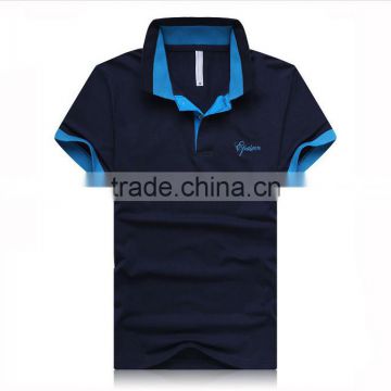 95/5 Cotton/Spandex Stretch Factory Direct Wholesale T-Shirt Sample Design of Polo Shirts