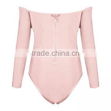 guangzhou apparel high quality latest fashion long sleeve women bandage fabric for dress 2016