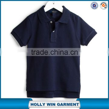Wholesale blank 100 cotton children clothing custom design boys polo shirts