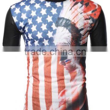 Custom cheap printed design breathable manufacturing t shirt
