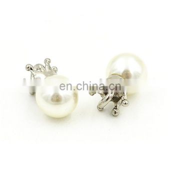 White Pearl Fashionable Eco-friendly Special Design Nickle-free Custom Metal Buttons