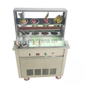 Price Of Single Pan Double Pan Ice Cream Cold Plate Machine Ice Cream Roll Making Machie