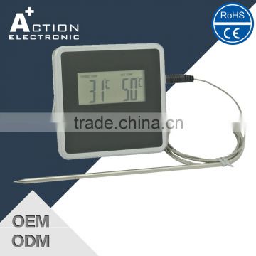 instant read meat temperatutre indicator with probe