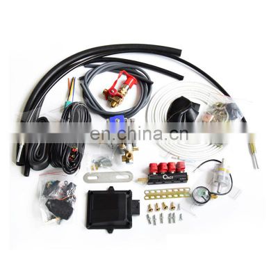 Factory sale cng lpg conversion kits gas equipment for auto car 4/6/8 cylinder lpg kits