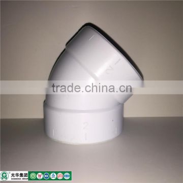 45 degree elbow vacuum cleaner pvc fitting