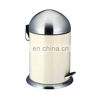 Stainless Steel Base protect Step Trash Can Recycler