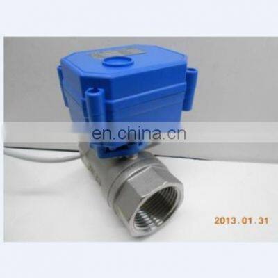 full bore motor ball valve 12V 220V DN8 DN15 DN20 brass ss304 NPT BSP CWX-15Q electric motor ball valve for water