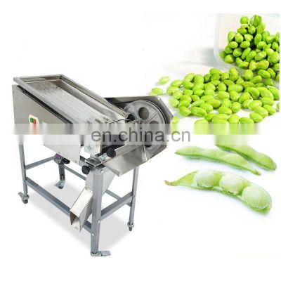 vibrating screen green pea peeling pod removing machine for sale