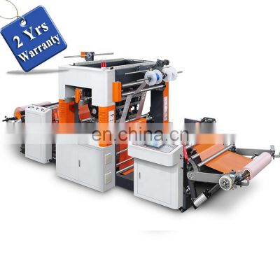 UT1200  Automatic Roll to Roll PP Laminated Square Bottom Non Woven Fabric Hot Foil Stamping Machine