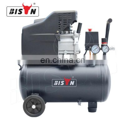 Bison China 24L 1.1Kw Direct Driven Air Compressor 230V 1.5Hp High Quality Direct Air Compressor